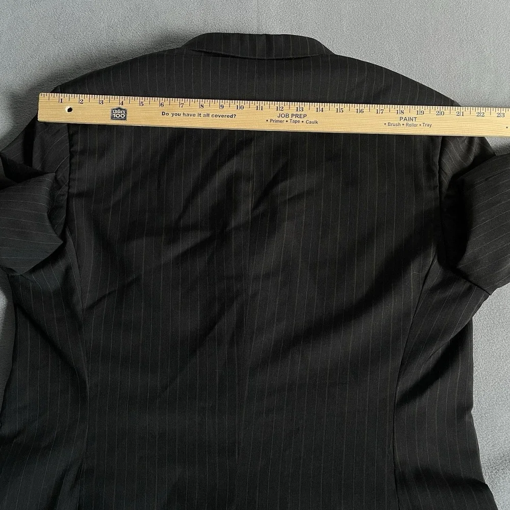 Vintage Burberry Brown Wool Long Sleeve Single-Breasted Mens Blazer Size 44 L